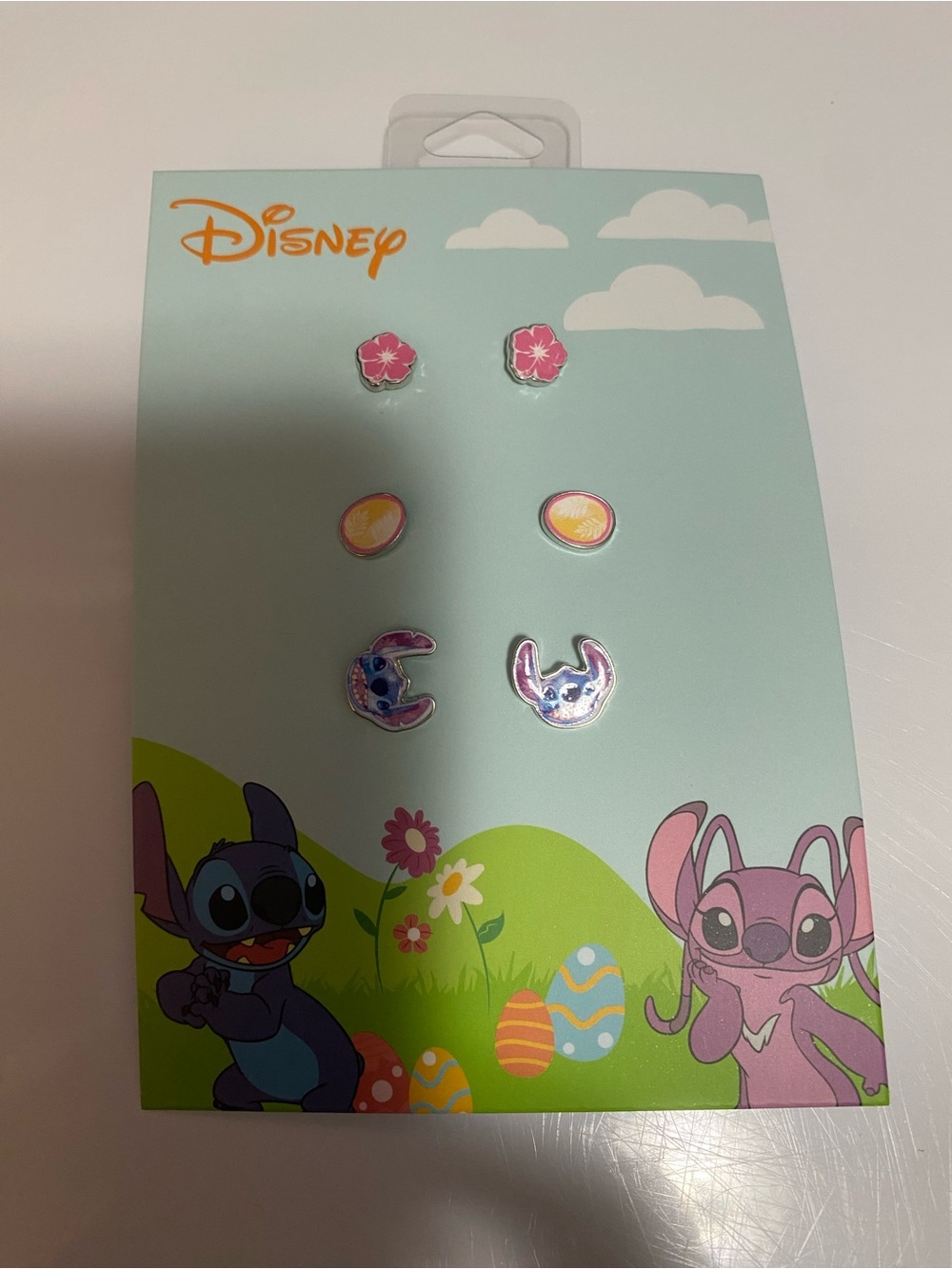 🦋Disney Stitch Spring Stud Earring Pack - Pink, Yellow & Blue